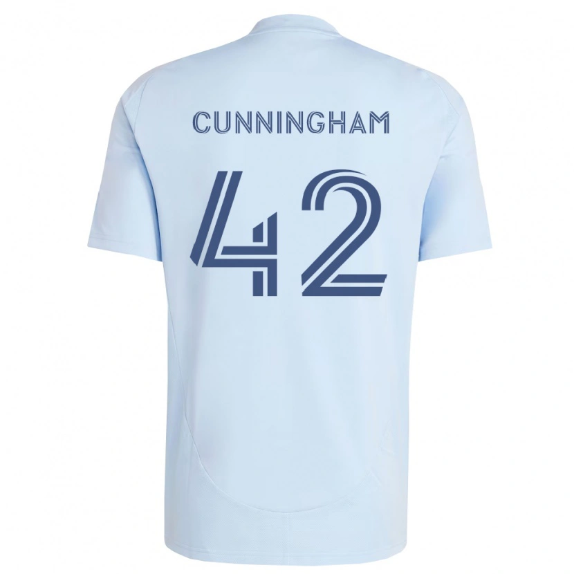 Danxen Damen Alex Cunningham #42 Hellblau Hellgrau Heimtrikot Trikot 2026/27 T-Shirt Österreich