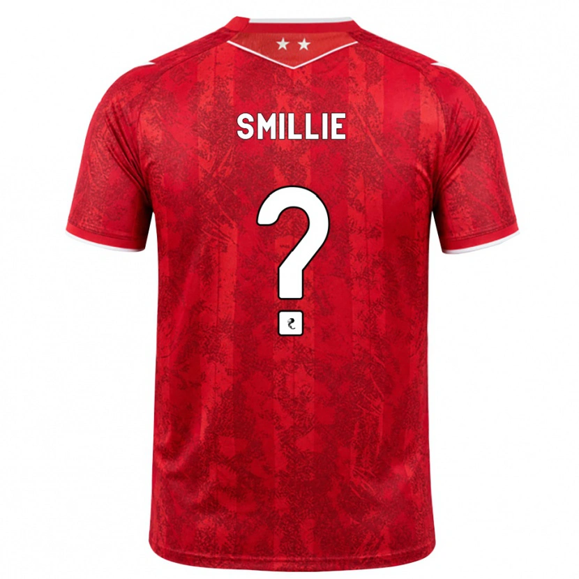 Danxen Damen Reuben Smillie #0 Rot Weiß Heimtrikot Trikot 2026/27 T-Shirt Österreich
