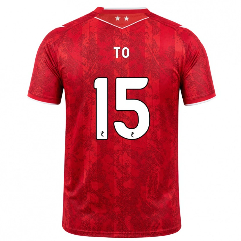 Danxen Damen Zack To #15 Rot Weiß Heimtrikot Trikot 2026/27 T-Shirt Österreich