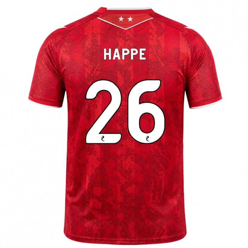 Danxen Damen Dan Happe #26 Rot Weiß Heimtrikot Trikot 2026/27 T-Shirt Österreich