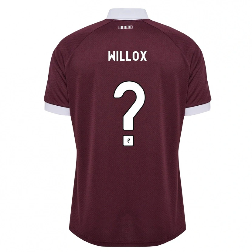 Danxen Damen Harry Willox #0 Burgunder Weiß Heimtrikot Trikot 2026/27 T-Shirt Österreich
