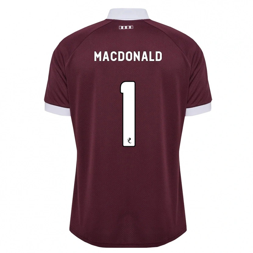 Danxen Damen Jamie Macdonald #1 Burgunder Weiß Heimtrikot Trikot 2026/27 T-Shirt Österreich