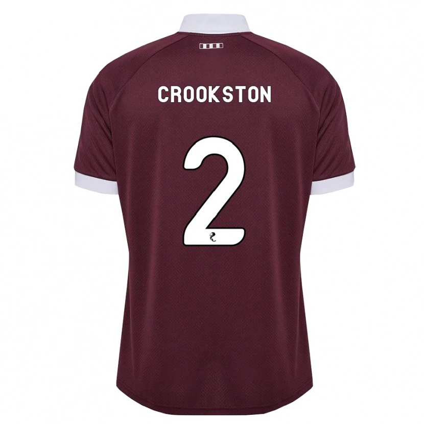 Danxen Damen Gregor Crookston #2 Burgunder Weiß Heimtrikot Trikot 2026/27 T-Shirt Österreich