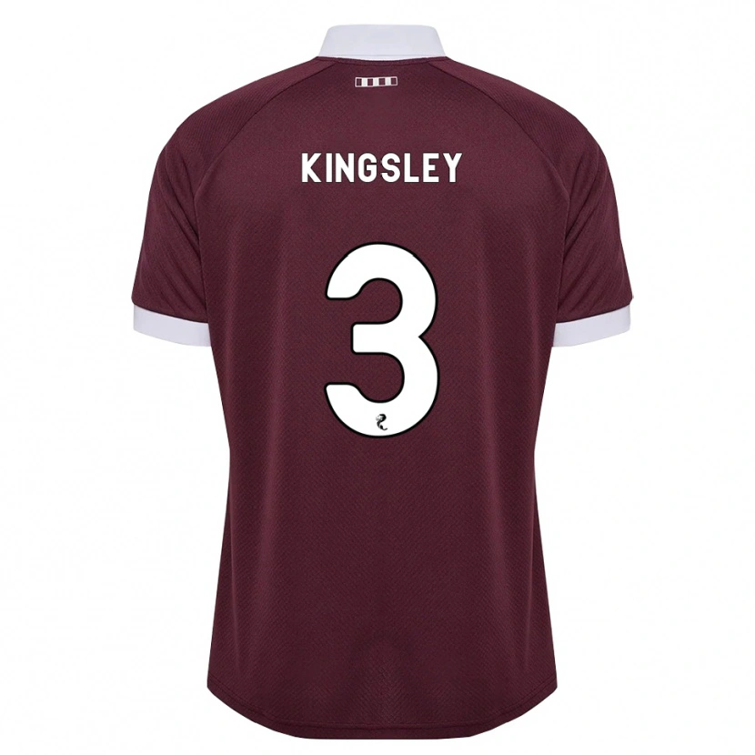 Danxen Damen Stephen Kingsley #3 Burgunder Weiß Heimtrikot Trikot 2026/27 T-Shirt Österreich