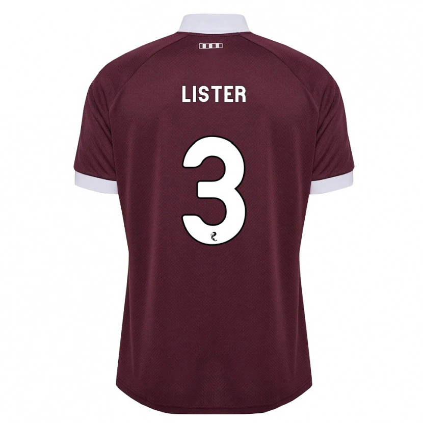 Danxen Damen Henry Lister #3 Burgunder Weiß Heimtrikot Trikot 2026/27 T-Shirt Österreich