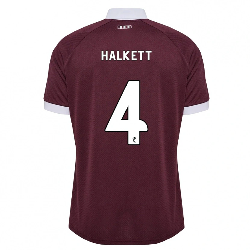 Danxen Damen Craig Halkett #4 Burgunder Weiß Heimtrikot Trikot 2026/27 T-Shirt Österreich