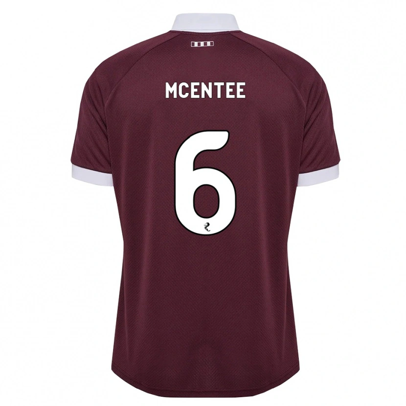 Danxen Damen Oisin Mcentee #6 Burgunder Weiß Heimtrikot Trikot 2026/27 T-Shirt Österreich
