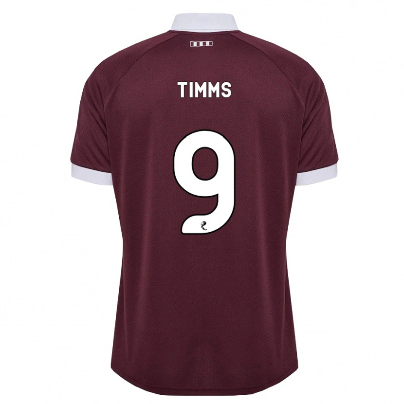 Danxen Damen Georgia Timms #9 Burgunder Weiß Heimtrikot Trikot 2026/27 T-Shirt Österreich
