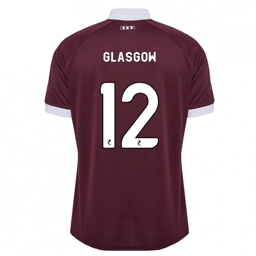 Danxen Damen Euan Glasgow #12 Burgunder Weiß Heimtrikot Trikot 2026/27 T-Shirt Österreich