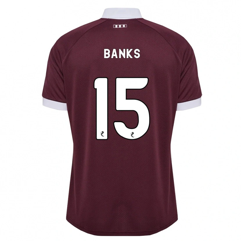 Danxen Damen Euan Banks #15 Burgunder Weiß Heimtrikot Trikot 2026/27 T-Shirt Österreich