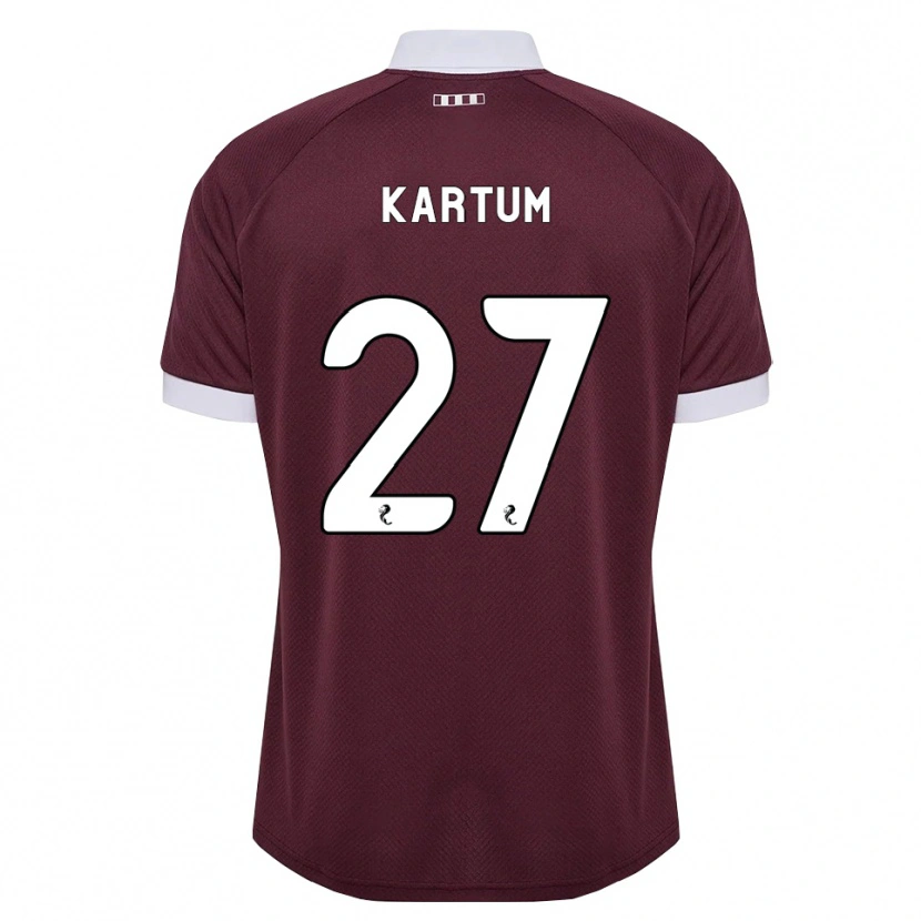 Danxen Damen Sander Kartum #27 Burgunder Weiß Heimtrikot Trikot 2026/27 T-Shirt Österreich