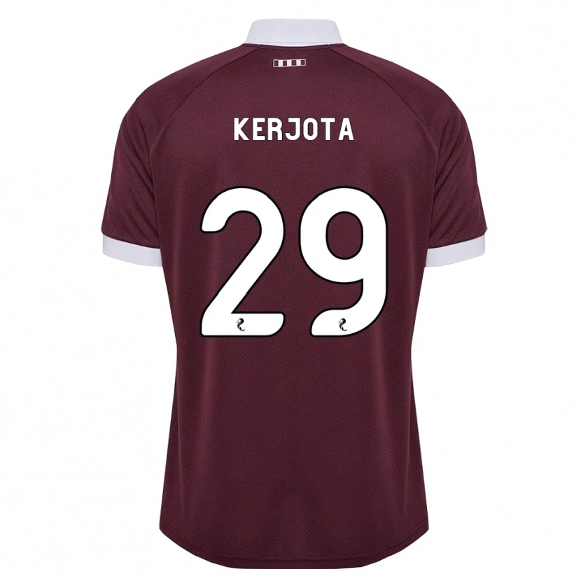 Danxen Damen Sabah Kerjota #29 Burgunder Weiß Heimtrikot Trikot 2026/27 T-Shirt Österreich