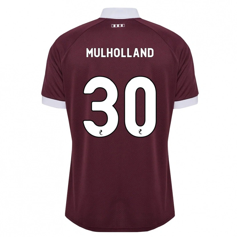 Danxen Damen James Mulholland #30 Burgunder Weiß Heimtrikot Trikot 2026/27 T-Shirt Österreich