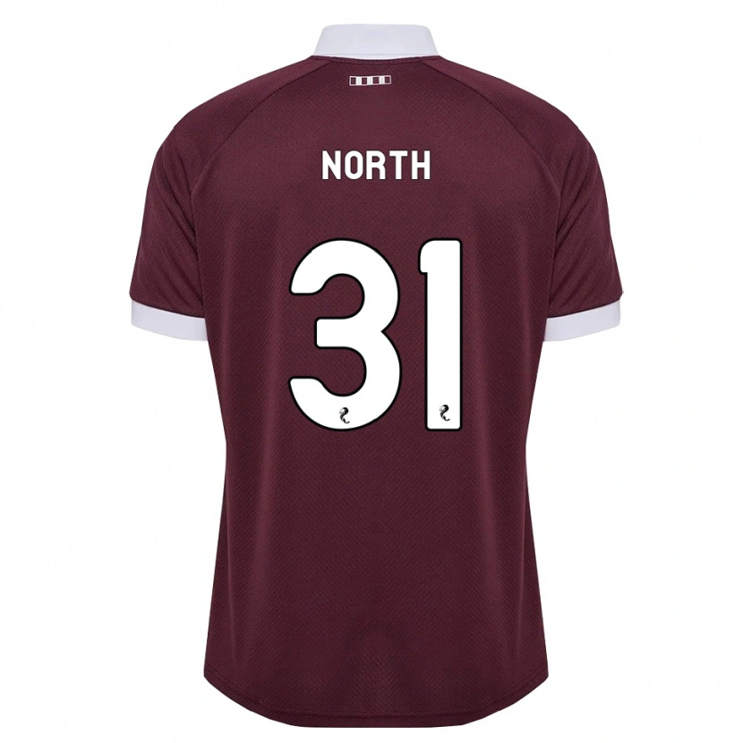 Danxen Damen Tommy North #31 Burgunder Weiß Heimtrikot Trikot 2026/27 T-Shirt Österreich