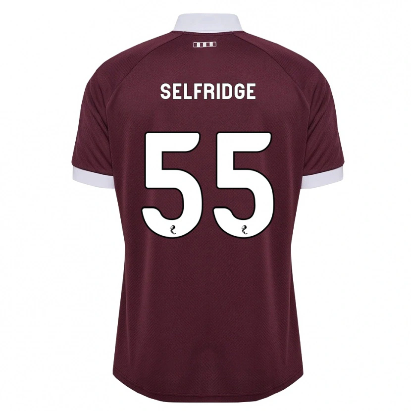 Danxen Damen Louis Selfridge #55 Burgunder Weiß Heimtrikot Trikot 2026/27 T-Shirt Österreich