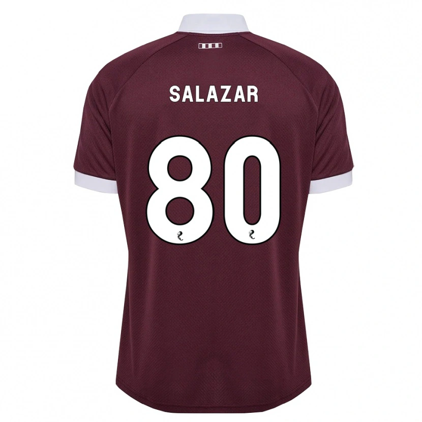 Danxen Damen Andrés Salazar #80 Burgunder Weiß Heimtrikot Trikot 2026/27 T-Shirt Österreich