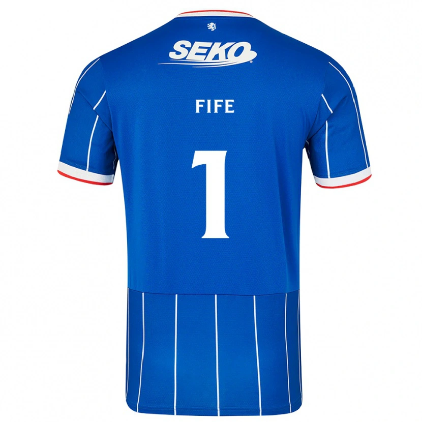 Danxen Damen Jenna Fife #1 Rot Blau Weiß Heimtrikot Trikot 2026/27 T-Shirt Österreich