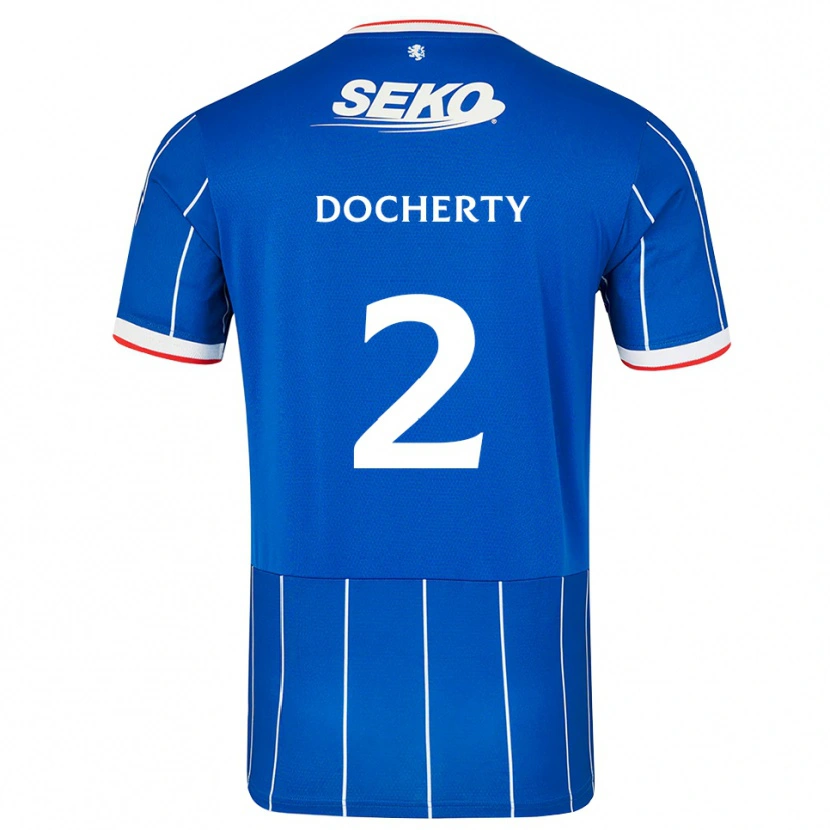 Danxen Damen Nicola Docherty #2 Rot Blau Weiß Heimtrikot Trikot 2026/27 T-Shirt Österreich