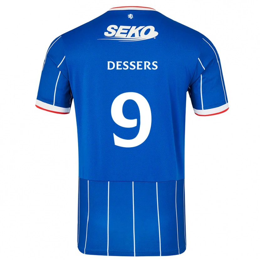Danxen Damen Cyriel Dessers #9 Rot Blau Weiß Heimtrikot Trikot 2026/27 T-Shirt Österreich