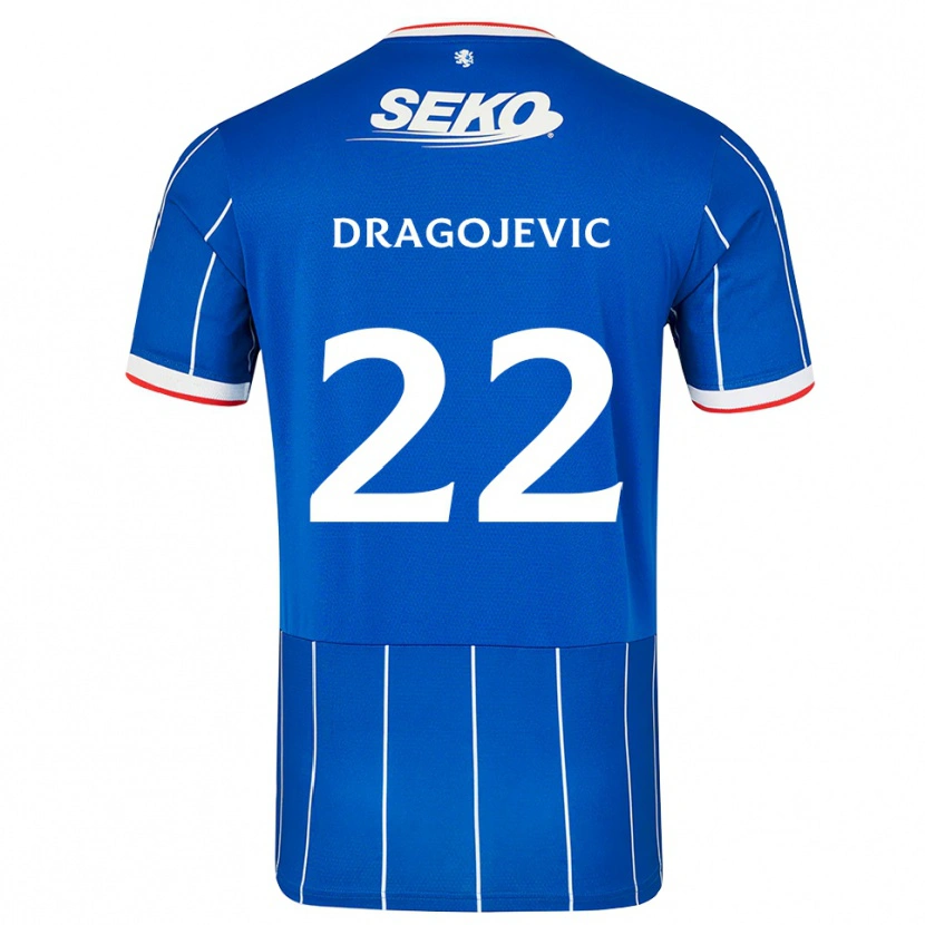 Danxen Damen Vanja Dragojevic #22 Rot Blau Weiß Heimtrikot Trikot 2026/27 T-Shirt Österreich