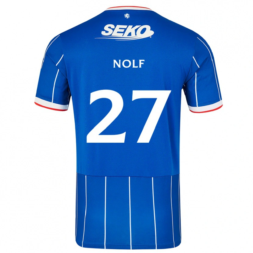 Danxen Damen Madeline Nolf #27 Rot Blau Weiß Heimtrikot Trikot 2026/27 T-Shirt Österreich