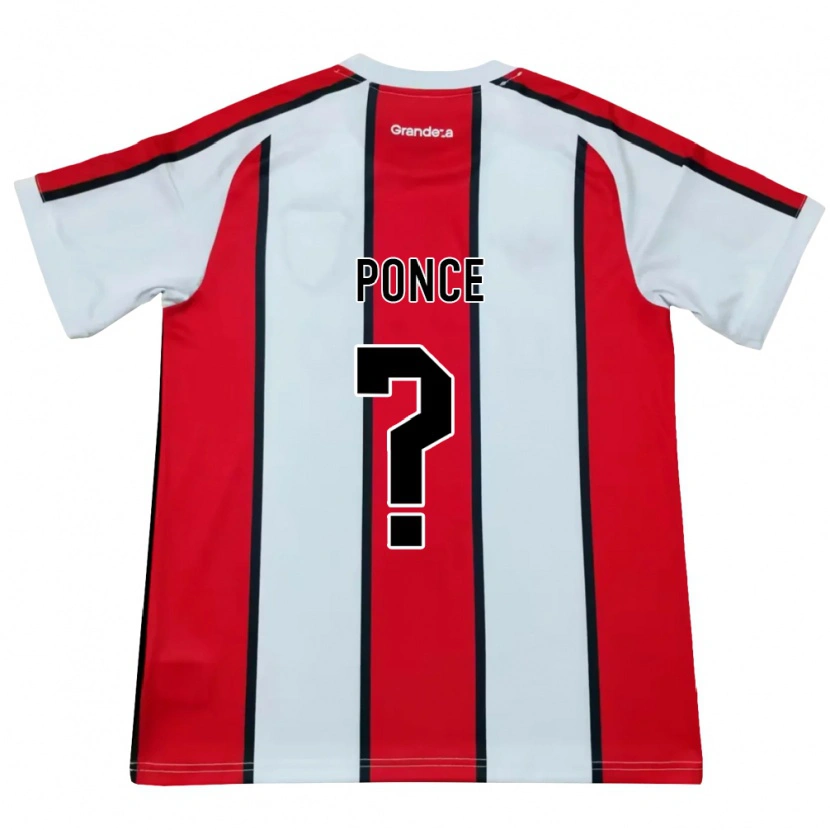 Danxen Damen Tomas Castro Ponce #0 Weiß Rot Schwarz Auswärtstrikot Trikot 2026/27 T-Shirt Österreich