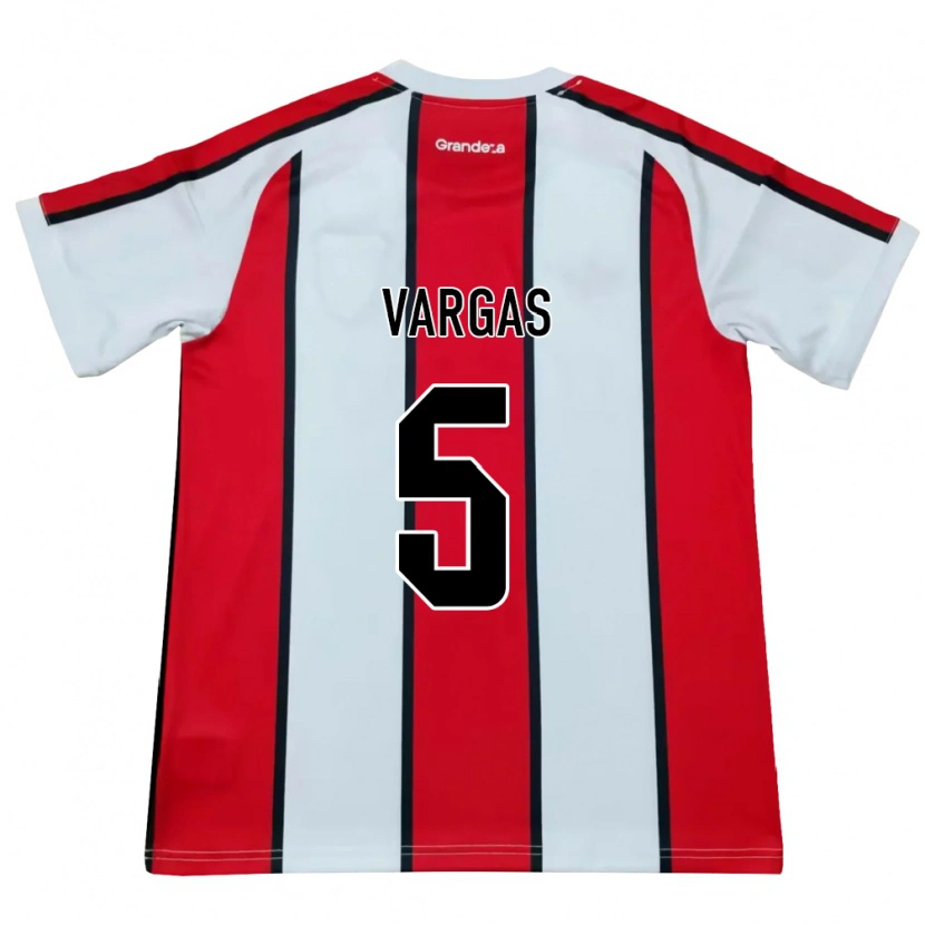 Danxen Damen Agustina Vargas #5 Weiß Rot Schwarz Auswärtstrikot Trikot 2026/27 T-Shirt Österreich