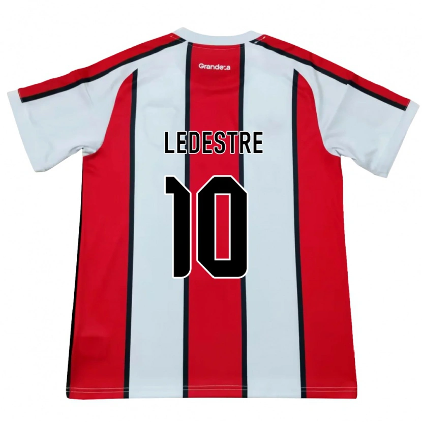 Danxen Damen Gianfranco Ledestre #10 Weiß Rot Schwarz Auswärtstrikot Trikot 2026/27 T-Shirt Österreich