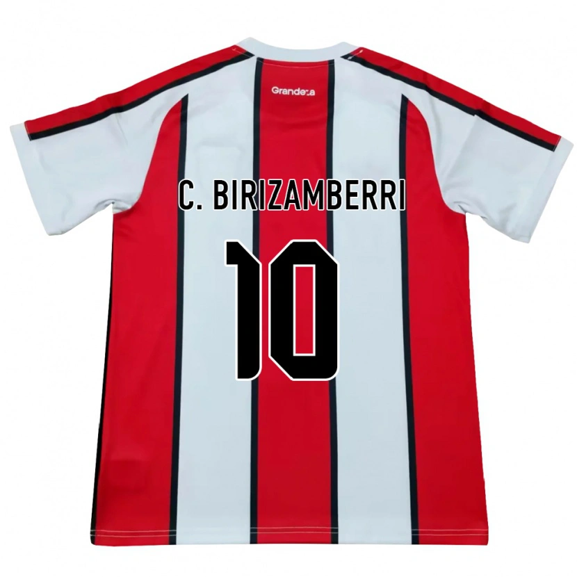 Danxen Damen Carolina Birizamberri #10 Weiß Rot Schwarz Auswärtstrikot Trikot 2026/27 T-Shirt Österreich