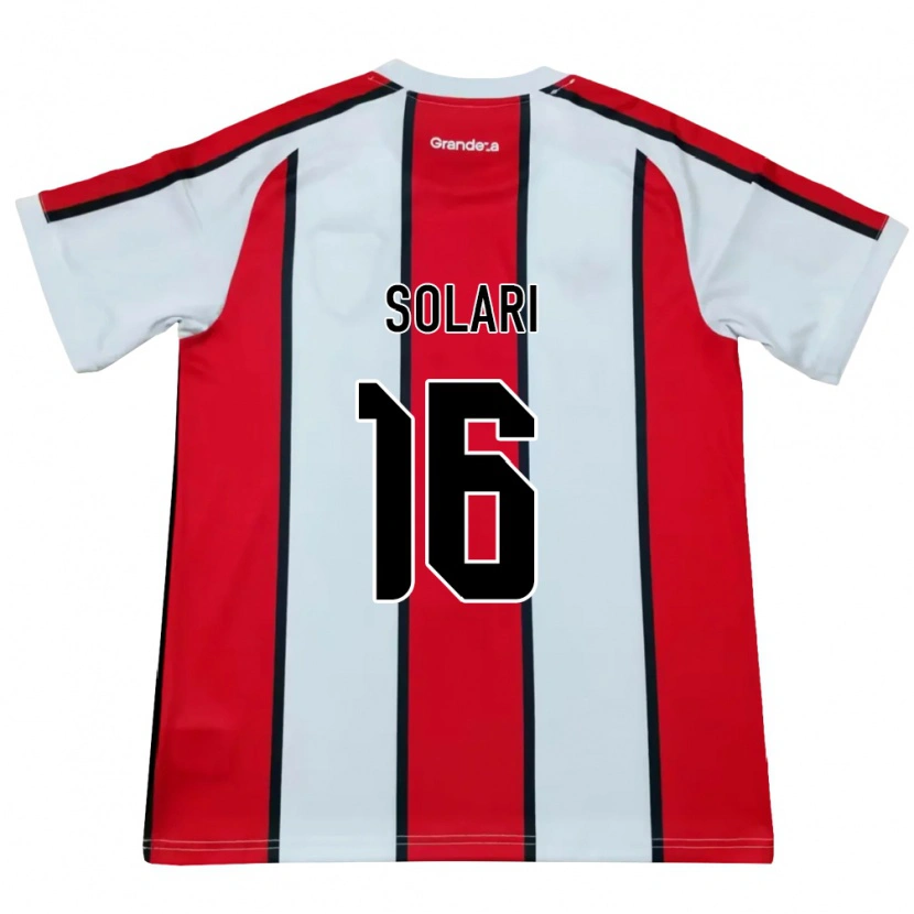 Danxen Damen Juan Solari #16 Weiß Rot Schwarz Auswärtstrikot Trikot 2026/27 T-Shirt Österreich