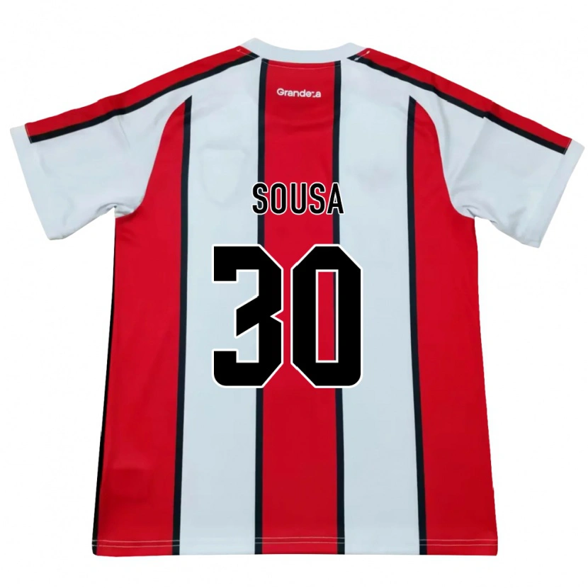 Danxen Damen Ludmila Sousa #30 Weiß Rot Schwarz Auswärtstrikot Trikot 2026/27 T-Shirt Österreich