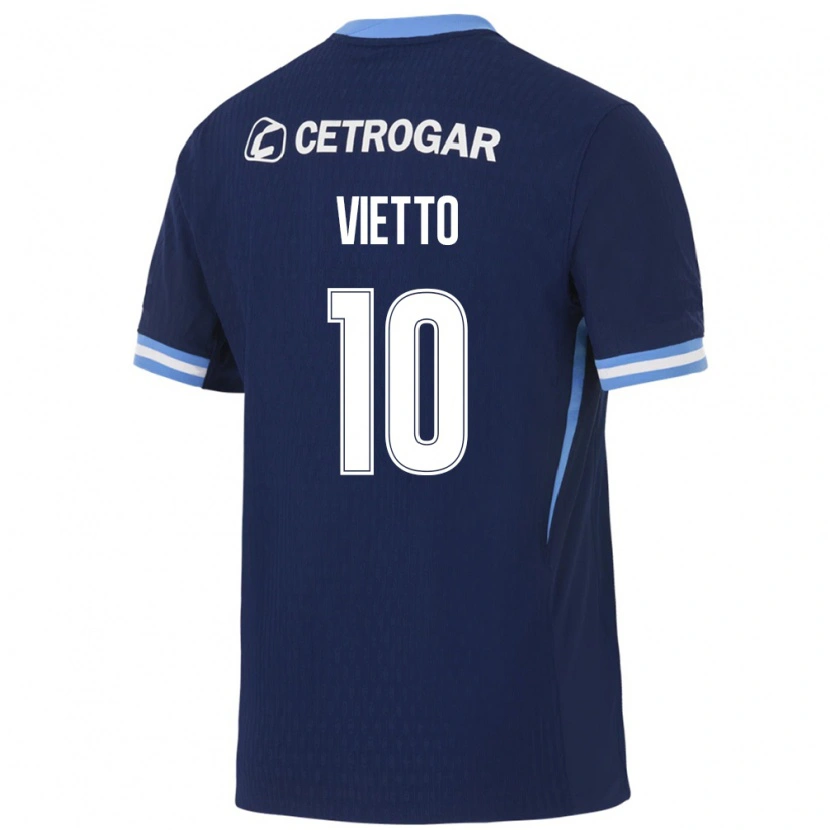 Danxen Damen Luciano Vietto #10 Königsblau Hellblau Weiß Auswärtstrikot Trikot 2026/27 T-Shirt Österreich