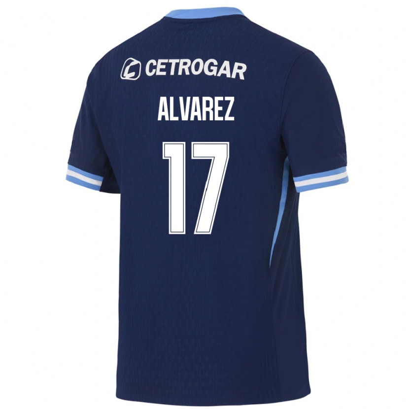 Danxen Damen Lucas Alvarez #17 Königsblau Hellblau Weiß Auswärtstrikot Trikot 2026/27 T-Shirt Österreich