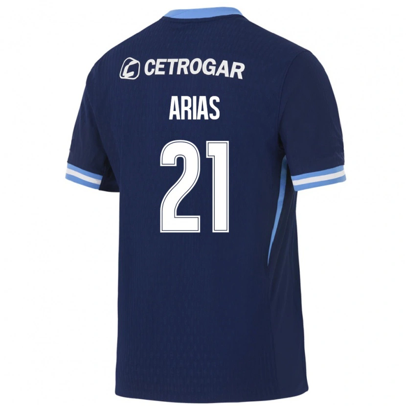 Danxen Damen Gabriel Arias #21 Königsblau Hellblau Weiß Auswärtstrikot Trikot 2026/27 T-Shirt Österreich