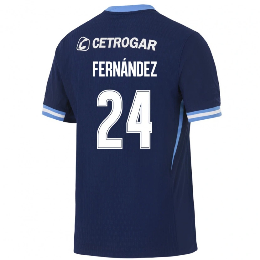 Danxen Damen Adrián Fernández #24 Königsblau Hellblau Weiß Auswärtstrikot Trikot 2026/27 T-Shirt Österreich