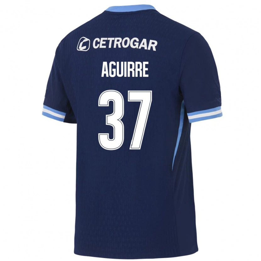 Danxen Damen Santino Aguirre #37 Königsblau Hellblau Weiß Auswärtstrikot Trikot 2026/27 T-Shirt Österreich