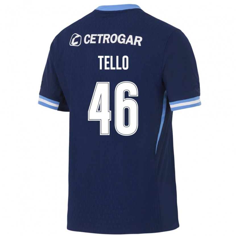 Danxen Damen Alejandro Tello #46 Königsblau Hellblau Weiß Auswärtstrikot Trikot 2026/27 T-Shirt Österreich