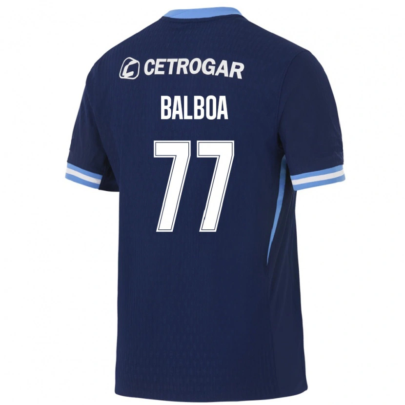 Danxen Damen Adrián Balboa #77 Königsblau Hellblau Weiß Auswärtstrikot Trikot 2026/27 T-Shirt Österreich
