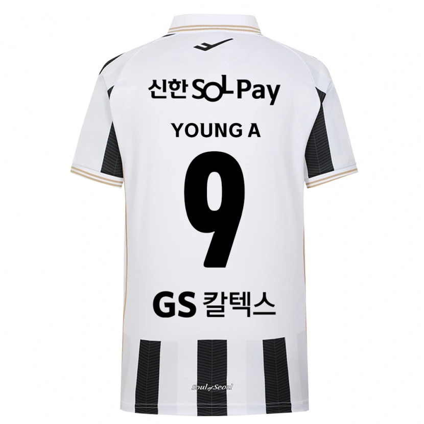 Danxen Damen Young-A Yoo #9 Schwarz Weiß Auswärtstrikot Trikot 2026/27 T-Shirt Österreich