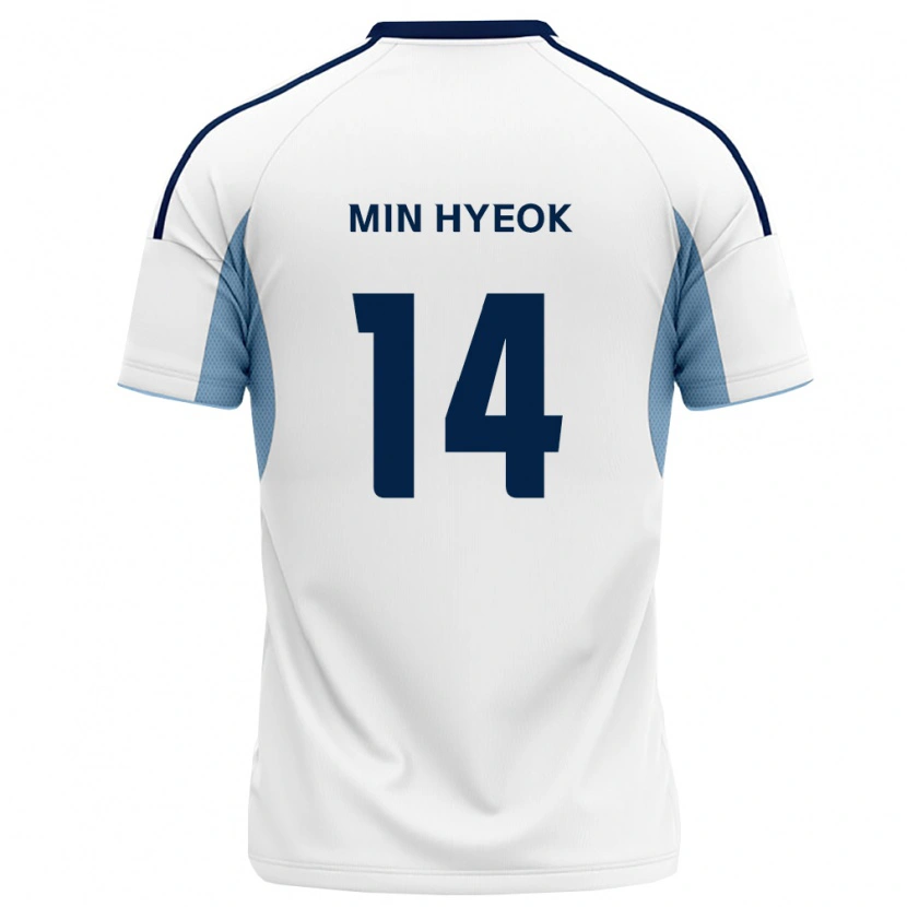 Danxen Damen Min-Hyeok Jeong #14 Königsblau Weiß Auswärtstrikot Trikot 2026/27 T-Shirt Österreich