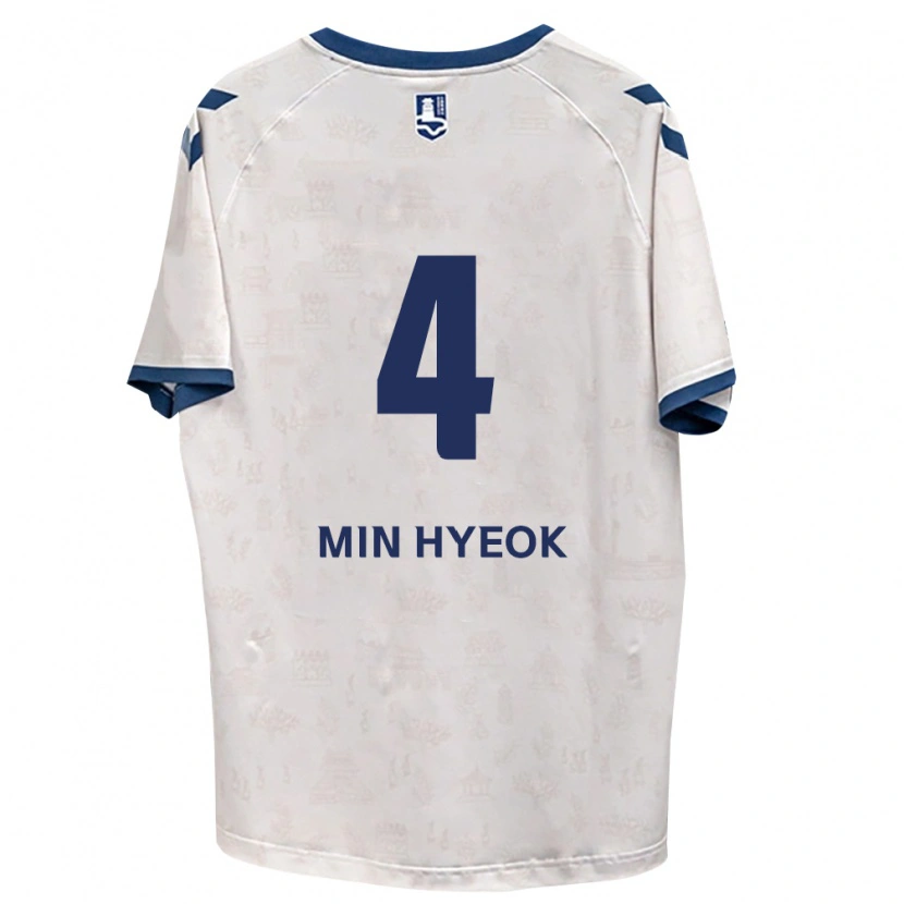 Danxen Damen Min-Hyeok Kim #4 Königsblau Weiß Auswärtstrikot Trikot 2026/27 T-Shirt Österreich