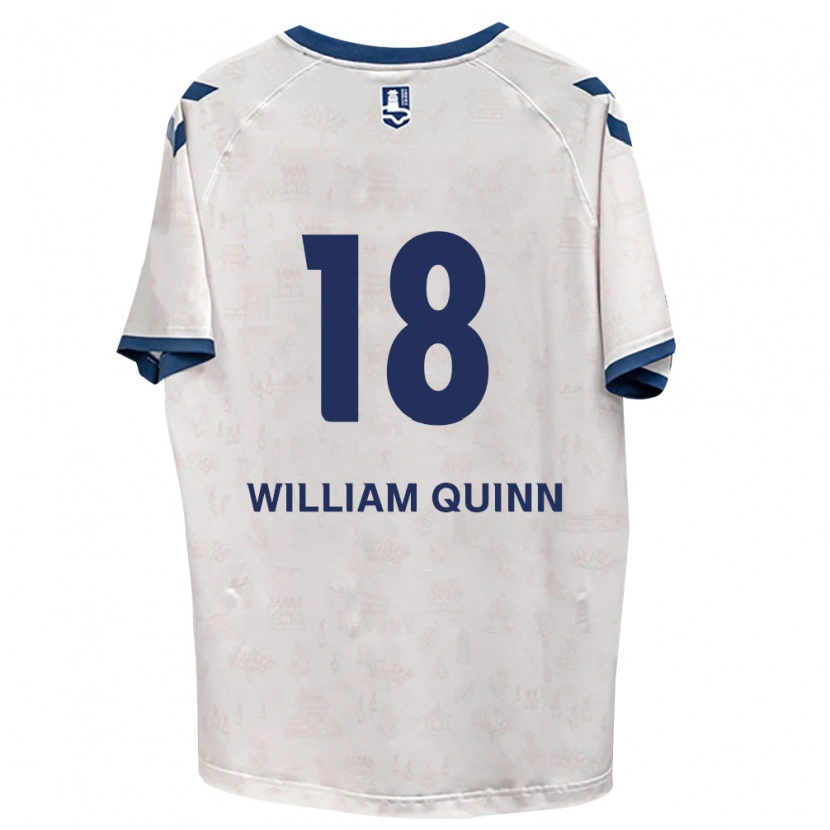 Danxen Damen Max William Quinn #18 Königsblau Weiß Auswärtstrikot Trikot 2026/27 T-Shirt Österreich
