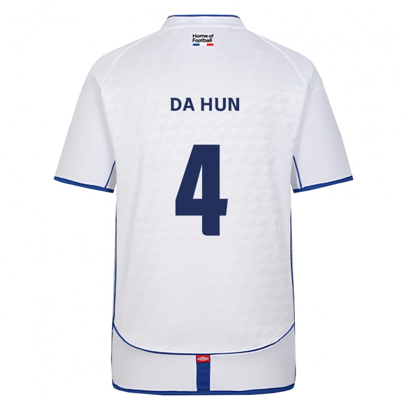 Danxen Damen Da-Hun Choi #4 Schwarz Weiß Rot Auswärtstrikot Trikot 2026/27 T-Shirt Österreich
