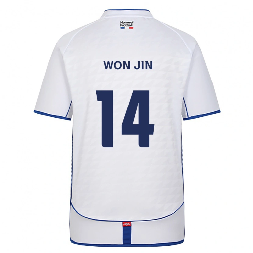 Danxen Damen Won-Jin Hong #14 Schwarz Weiß Rot Auswärtstrikot Trikot 2026/27 T-Shirt Österreich