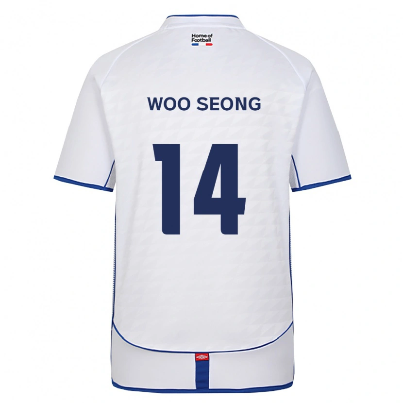 Danxen Damen Woo-Seong Seo #14 Schwarz Weiß Rot Auswärtstrikot Trikot 2026/27 T-Shirt Österreich