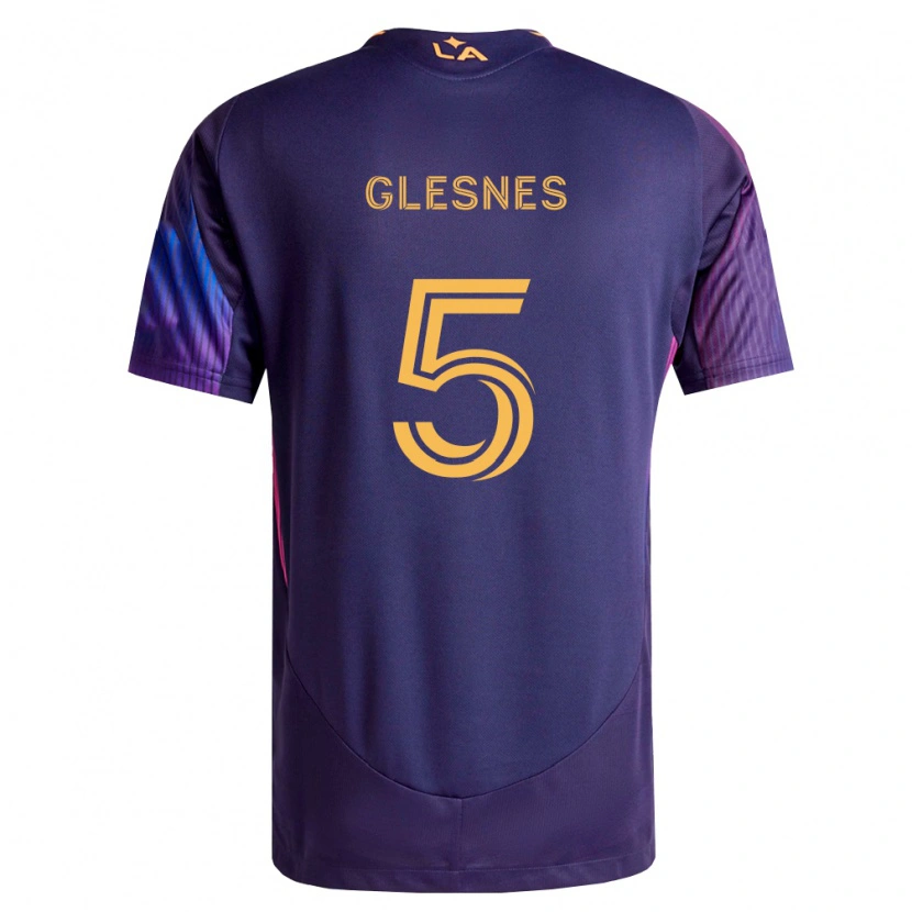 Danxen Damen Jakob Glesnes #5 Tiefviolett Gelb Auswärtstrikot Trikot 2026/27 T-Shirt Österreich