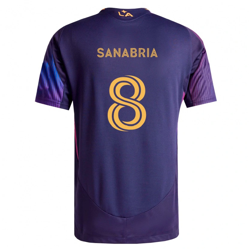 Danxen Damen Lucas Sanabria #8 Tiefviolett Gelb Auswärtstrikot Trikot 2026/27 T-Shirt Österreich