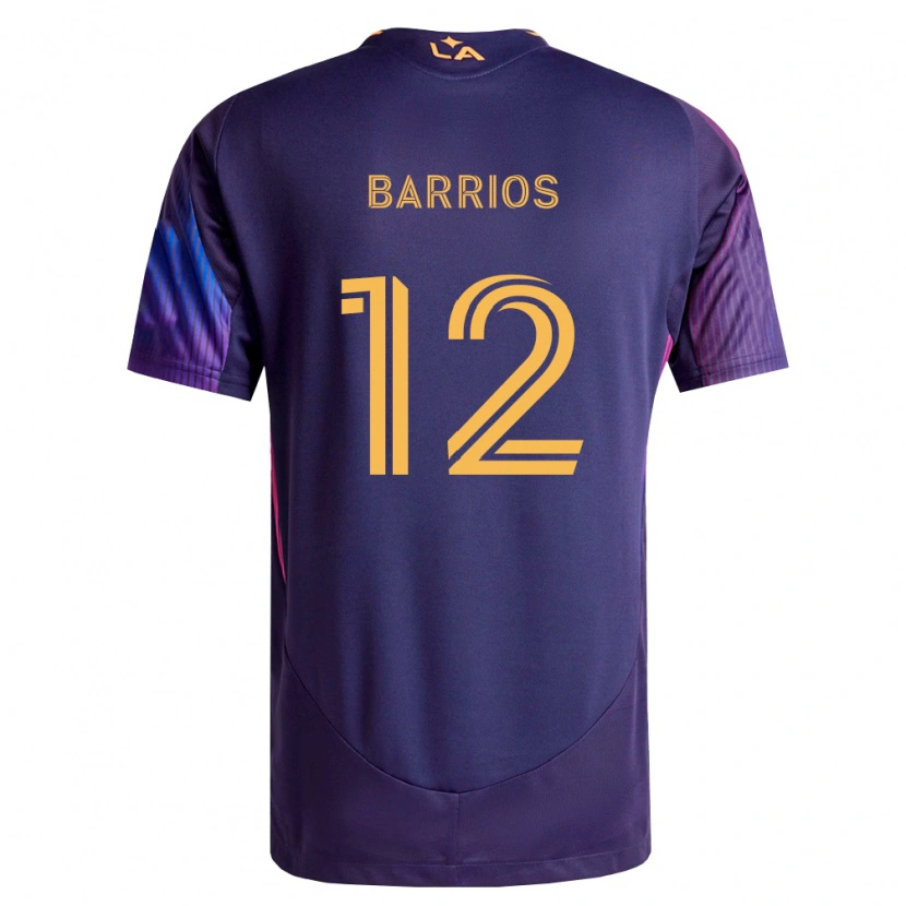 Danxen Damen Michael Barrios #12 Tiefviolett Gelb Auswärtstrikot Trikot 2026/27 T-Shirt Österreich
