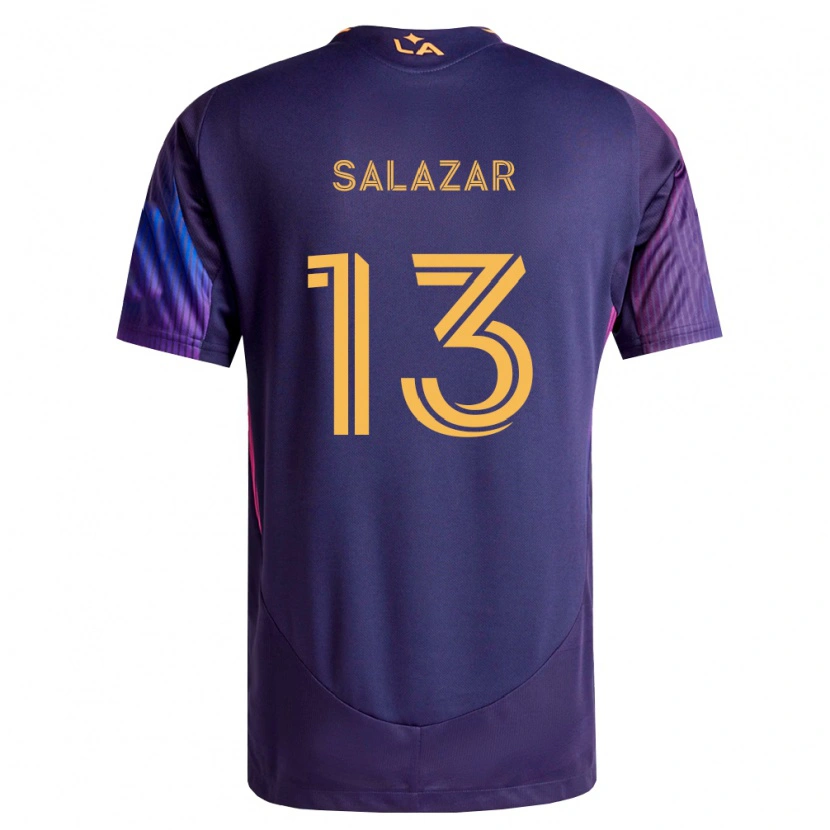 Danxen Damen Giovanni Salazar #13 Tiefviolett Gelb Auswärtstrikot Trikot 2026/27 T-Shirt Österreich