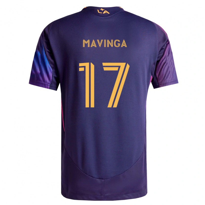 Danxen Damen Chris Mavinga #17 Tiefviolett Gelb Auswärtstrikot Trikot 2026/27 T-Shirt Österreich
